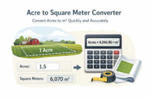 Acre to Square Meter Converter – Convert Acres to m² Quickly and Accurately