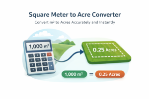 Square meter to acre converter - convert m² to acres instantly
