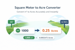 Square meter to acre converter - convert m² to acres instantly - 2